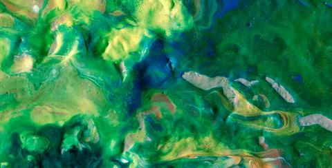 Artistic Patterns Featuring Grunge Textures and Liquid Colors Stock Illustration