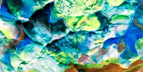 Artistic Patterns Featuring Grunge Textures and Liquid Colors Stock Illustration