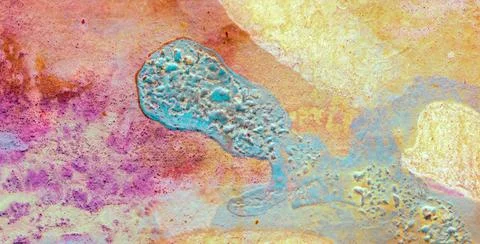 Artistic Patterns Featuring Grunge Textures and Liquid Colors Stock Illustration