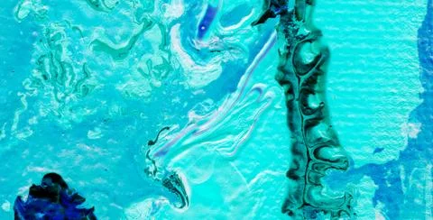 Artistic Patterns Featuring Grunge Textures and Liquid Colors Stock Illustration