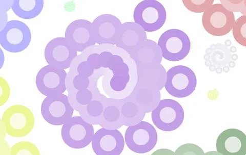 Artistic purple rounded abstract background Stock Illustration