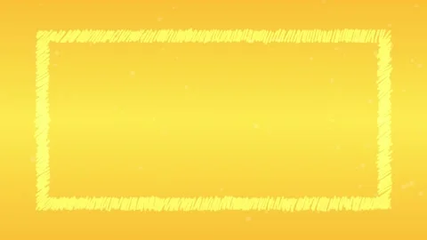 Artistic rectangular frame with scribble texture, bright and warm yellow or.. Video stock 322143208