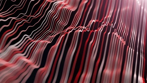 Artistic red blurry lines pattern Stock Footage 105477548