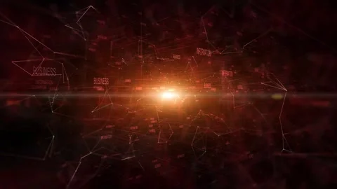 Artistic red business technology network Stock-Footage 323323334