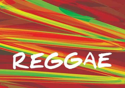 Artistic reggae background. Vector texture Stock Illustration