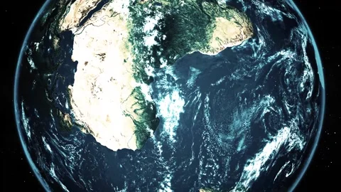 Artistic Rendering of Pangaea on Earth Map, 3d Realistic Planet Earth and M.. Stock Footage 314675459