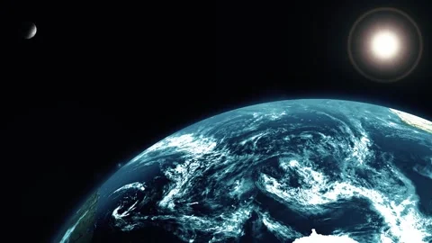 Artistic Rendering of Pangaea on Earth Map, 3d Realistic Planet Earth and M.. Vidéo 314675569