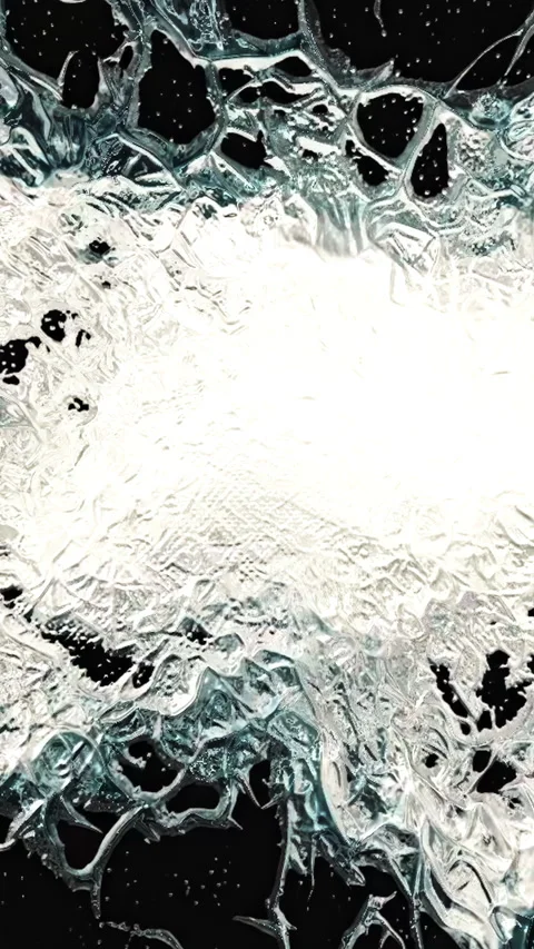 An Artistic Representation of Flowing Liquid Patterns Set Against a Black Stock Footage 306746434