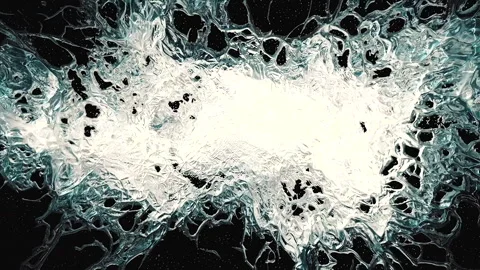 An Artistic Representation of Flowing Liquid Patterns Set Against a Black Stock Footage 306760706