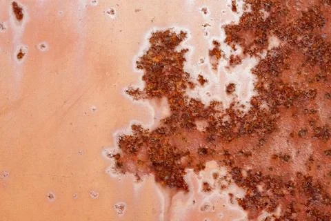 Artistic rust pattern on old paint Stock Photos