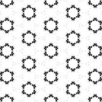 Artistic Seamless Pattern Design Resource Graphic Overlay 库存插图