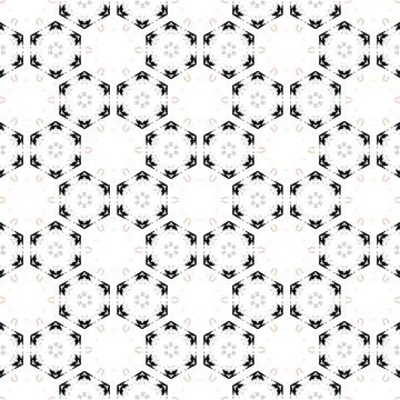 Artistic Seamless Pattern Design Resource Graphic Overlay Stock Illustration