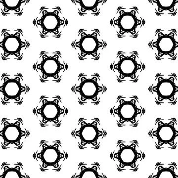 Artistic Seamless Pattern Design Resource Graphic Overlay Stock Illustration
