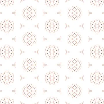 Artistic Seamless Pattern Design Resource Graphic Overlay Illustrazione stock