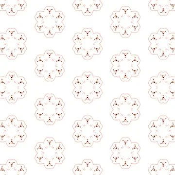 Artistic Seamless Pattern Design Resource Graphic Overlay Stock Illustration