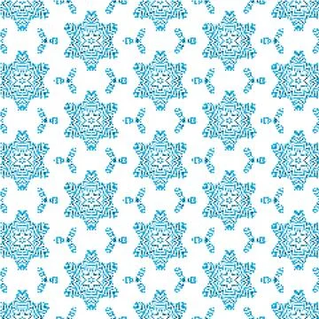 Artistic Seamless Pattern Design Resource Graphic Overlay 库存插图