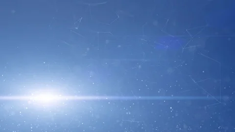 Artistic shiny sunny cyberspace network lines copy space background Stock-Footage 112309658