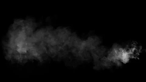 Artistic Smoke Flow in Dark Background: Ethereal and Atmospheric Imagery Stock Footage 341780983