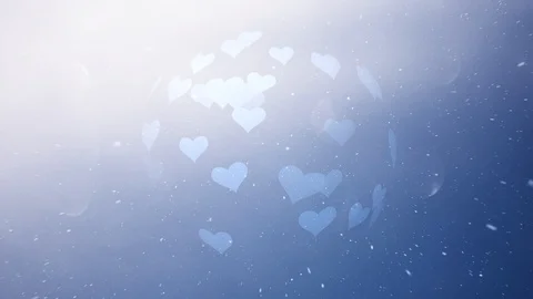 Artistic sphere with hearts rotation Video stock 122013647