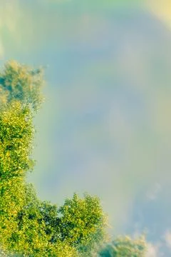 Artistic Spring background with special blur effect Stock Photos