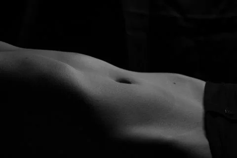 Artistic Study of Human Form in Black and White: Capturing the Elegance and Stock Photos