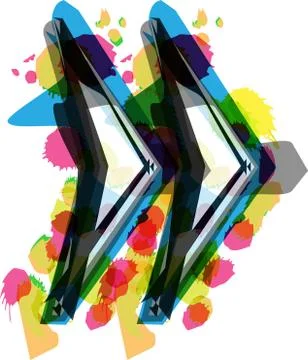 Artistic Symbol Stock Illustration