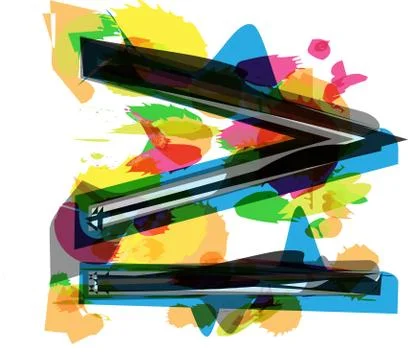 Artistic Symbol Stock Illustration