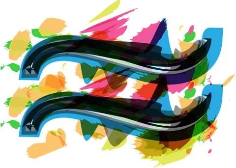 Artistic Symbol Stock Illustration