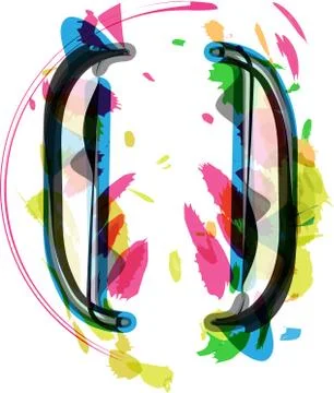 Artistic Symbol Stock Illustration
