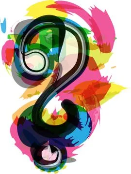 Artistic Symbol Illustrazione stock