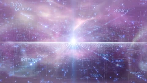 Artistic technology word cloud cyberspace Stock-Footage 334082369