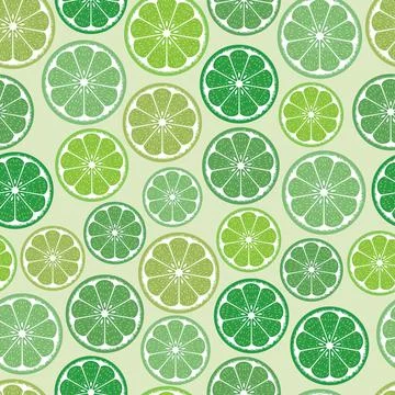 Artistic trendy vector seamless pattern design of healthy citrus fruits Stock Illustration