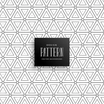 Artistic triangle line pattern background Stock Illustration