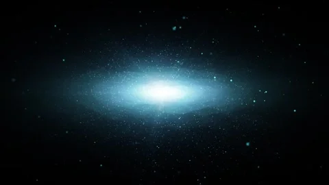 Artistic underwater cave with flicker particles loop animation Stock Footage 340590825