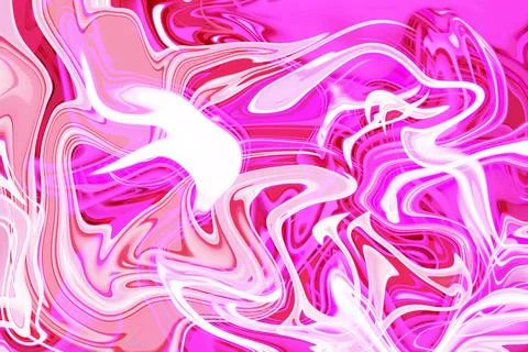 Artistic wonder liquid abstract pattern, vivid pink and black graphics, col.. Stock Photos