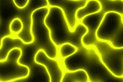 Artistic yellow phosphorescent energetic computer graphic background texture Stock-Illustration