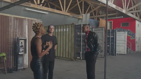 Artists Chat With Director Stock Footage 270328279