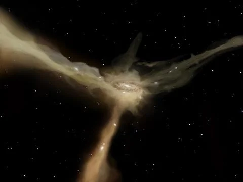 In this artist's conception based on data from ESA's Herschel Stock Photos