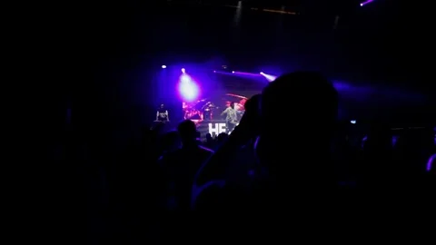 Artists performing at the concert Stock Footage 69267765