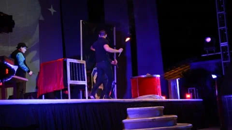 Artists performing magic performance Vidéo 54149180