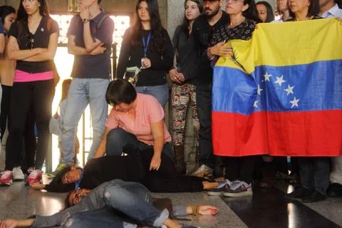 Artists Protest Stock Photos