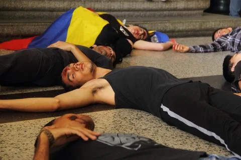 Artists Protest Stockfoto's