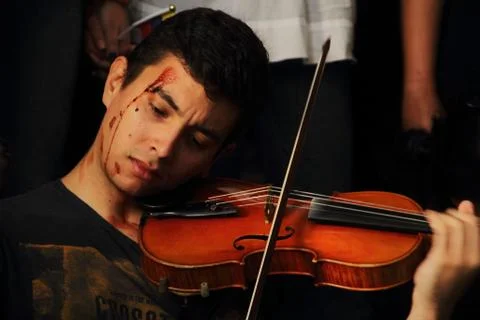 Artists Protest Stock Photos