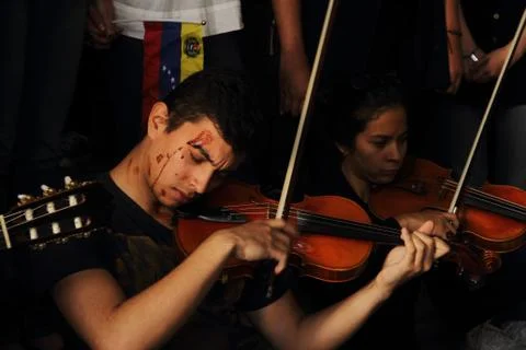 Artists Protest Stockfoto's