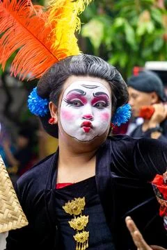 Artists wear kebaya (Java clothes) Stock-Fotos