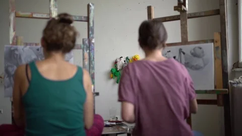 Artists working Stock Footage 70109714