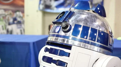 Artoo Detoo at Maker Con Stock Footage 43545921