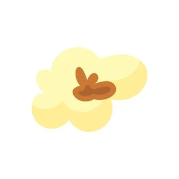 ?artoon kernel popcorn and pop corn snack. Tasty icon grain maize and salty e Stock Illustration