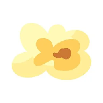 ?artoon kernel popcorn and pop corn snack. Tasty icon grain maize and salty e Stock Illustration