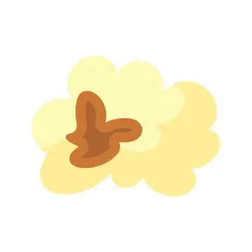 ?artoon kernel popcorn and pop corn snack. Tasty icon grain maize and salty e Stock Illustration
